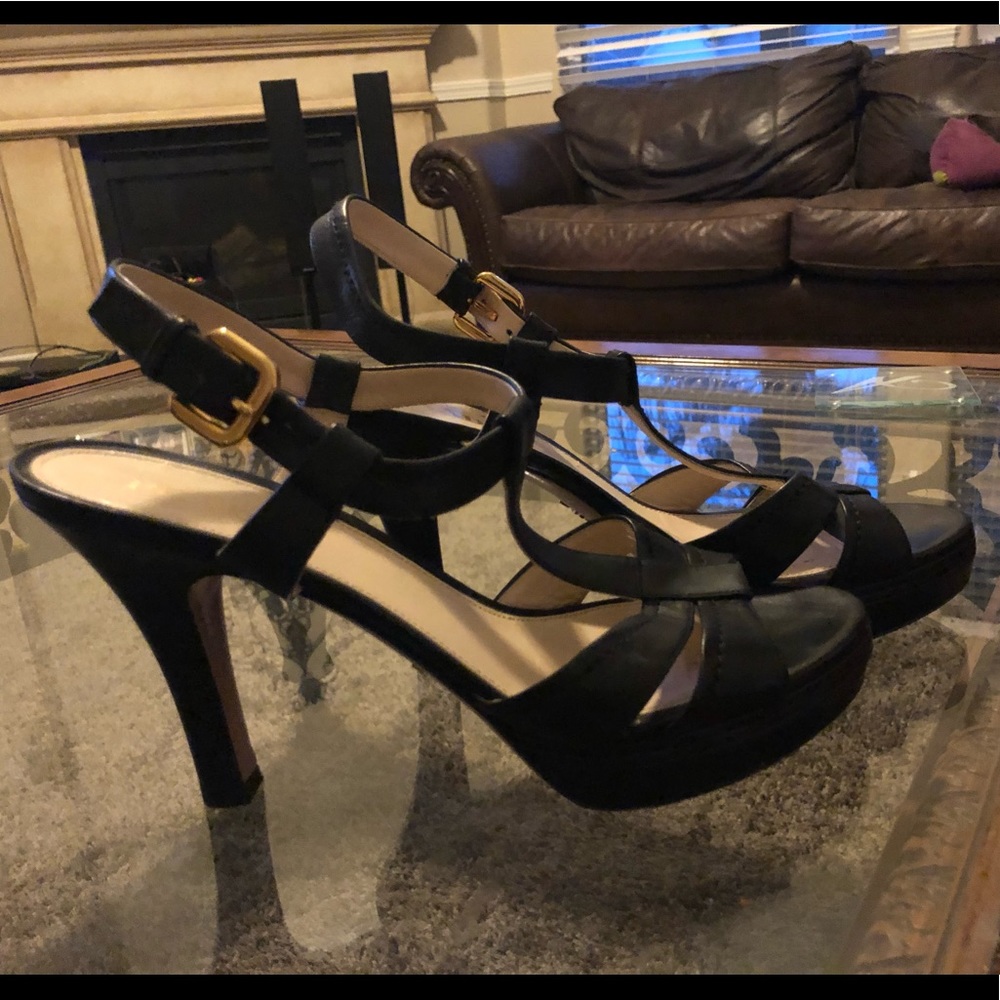 Black Prada open toe dress sandals - Picture 1 of 6